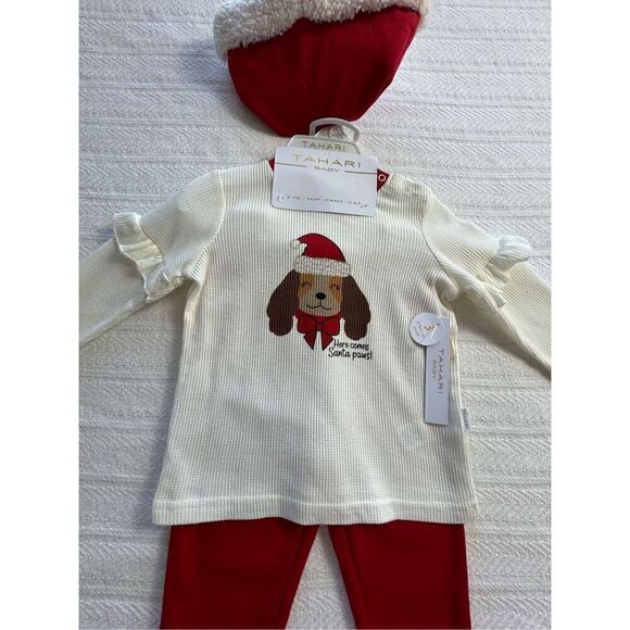 TAHARI BABY 24 Month 3-Piece Christmas Outfit - Picture 3 of 8